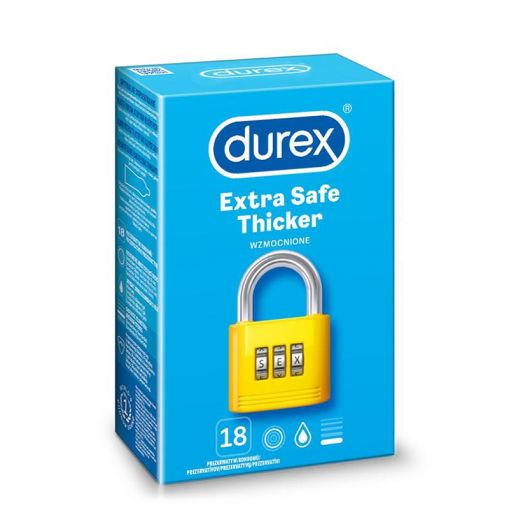 Durex Extra Safe prezerwatywy pogrubione 18 szt.