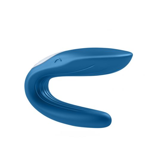 Satisfyer Double Whale wibrator dla par niebieski