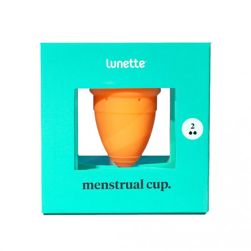 Lunette kubeczek menstruacyjny pomarańczowy rozmiar 2