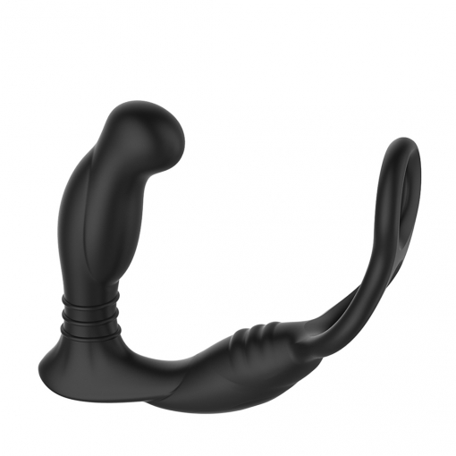 Nexus Simul8 masażer prostaty i pierścień erekcyjny czarny
