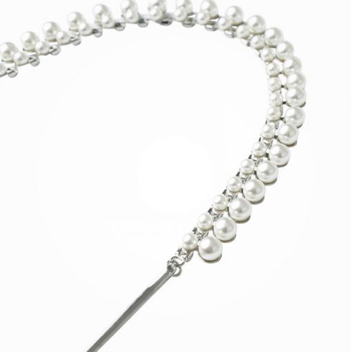 Midnight Pearl zaciski na sutki perłowe