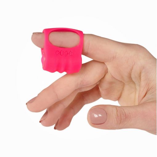 CUPE Finger Fighter masażer łechtaczki zakładany na palec neonowy róż