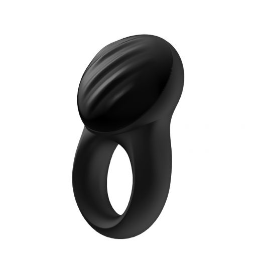 Satisfyer Signet Ring pierścień wibrujący dla par sterowany telefonem czarny
