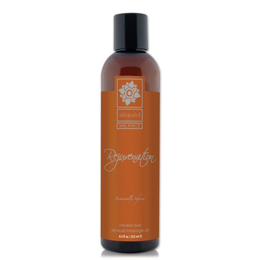 Sliquid Balance olejek do masażu Rejuvenation - mandarynka z bazylią - 255 ml