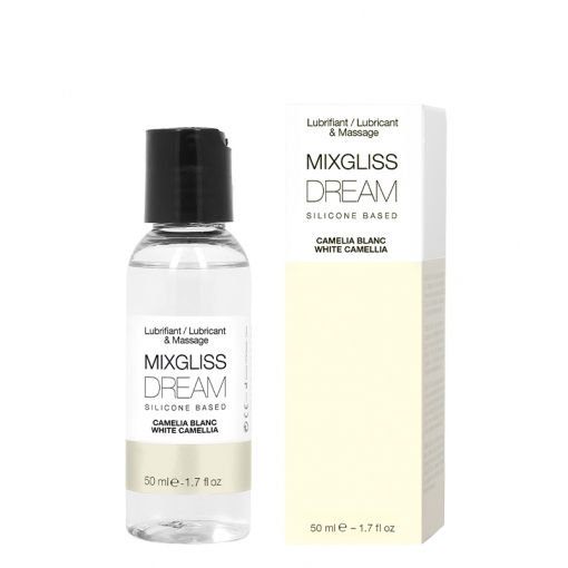 Mixgliss Dream 2 w 1 silikonowy lubrykant i żel do masażu biała kamelia 50 ml