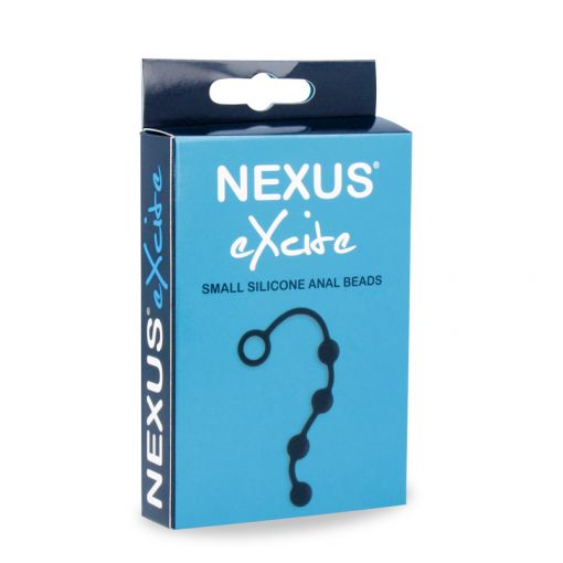 Nexus Excite koraliki analne czarne - rozmiar S