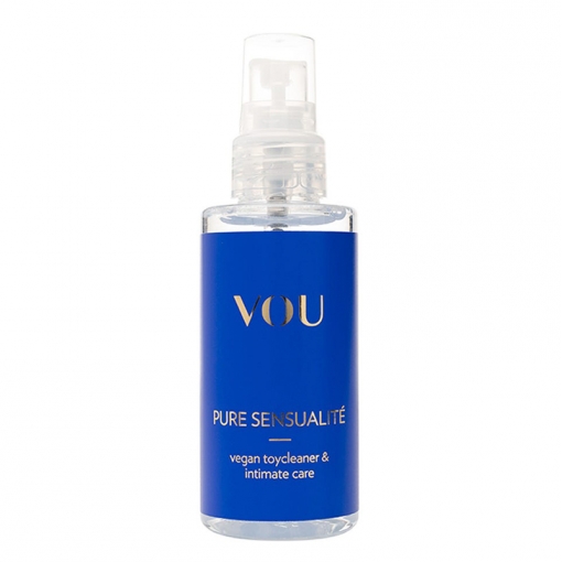 VOU Pure Sensualité wegański spray do czyszczenia zabawek erotycznych i miejsc intymnych 75 ml