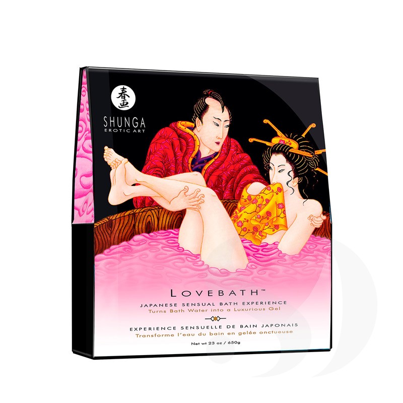 Shunga Lovebath zestaw do żelowej kąpieli różowy smoczy owoc 650 g