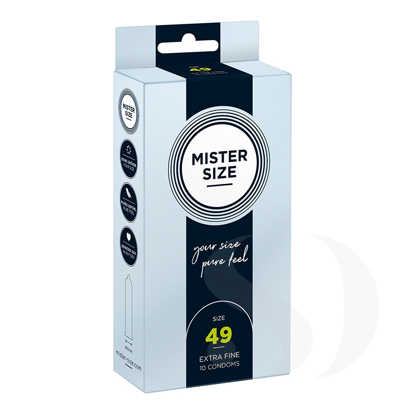 Mister Size 49 prezerwatywy dla obwodu 10 - 11 cm 10 szt.