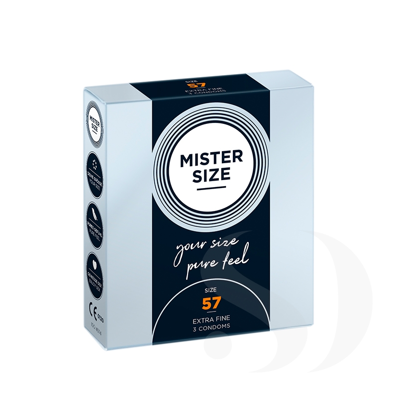 Mister Size 57 prezerwatywy dla obwodu 11,5 - 12 cm 3 szt.