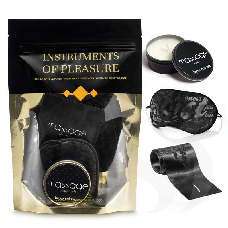 Bijoux Indiscrets Instruments Of Pleasure zestaw akcesoriów dla par Orange