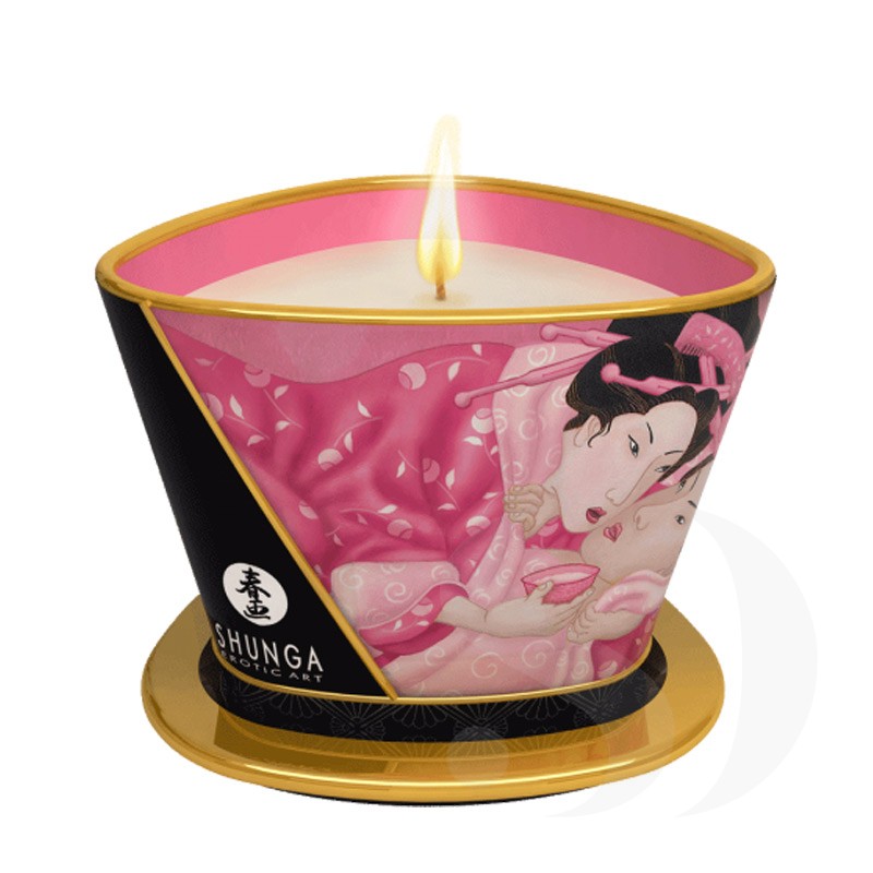 Shunga świeca do masażu różana 170 ml